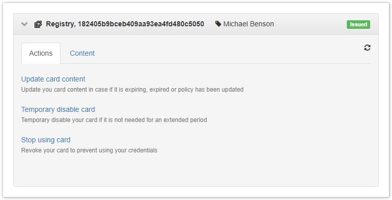 Axidian CertiFlow Documentation > Registry card issuance > registryissued.png