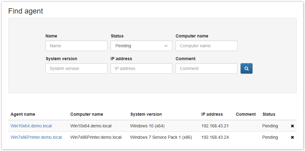 Indeed Certificate Manager 5.7.0 Documentation > Search for and adding > agentsearch.png