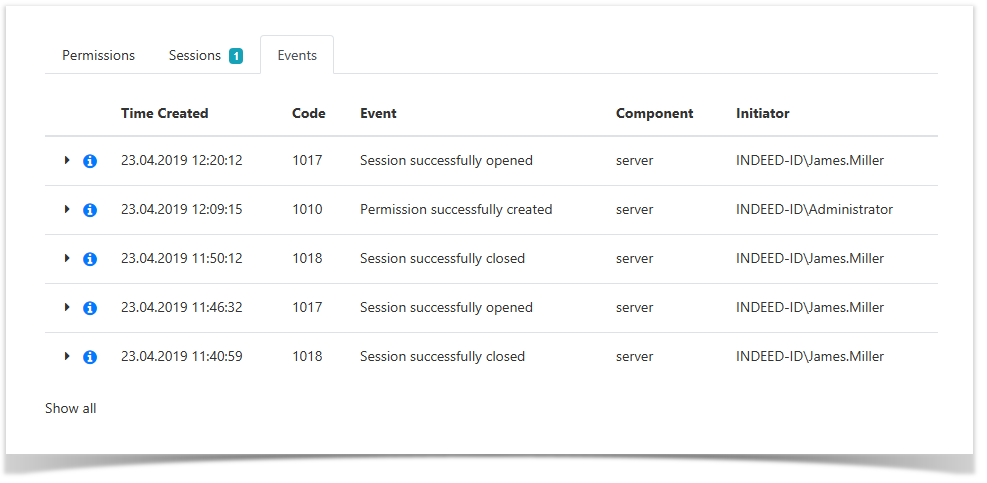 Indeed Privileged Access Manager 2.0 EN Documentation > Accounts > AccountEvents.png