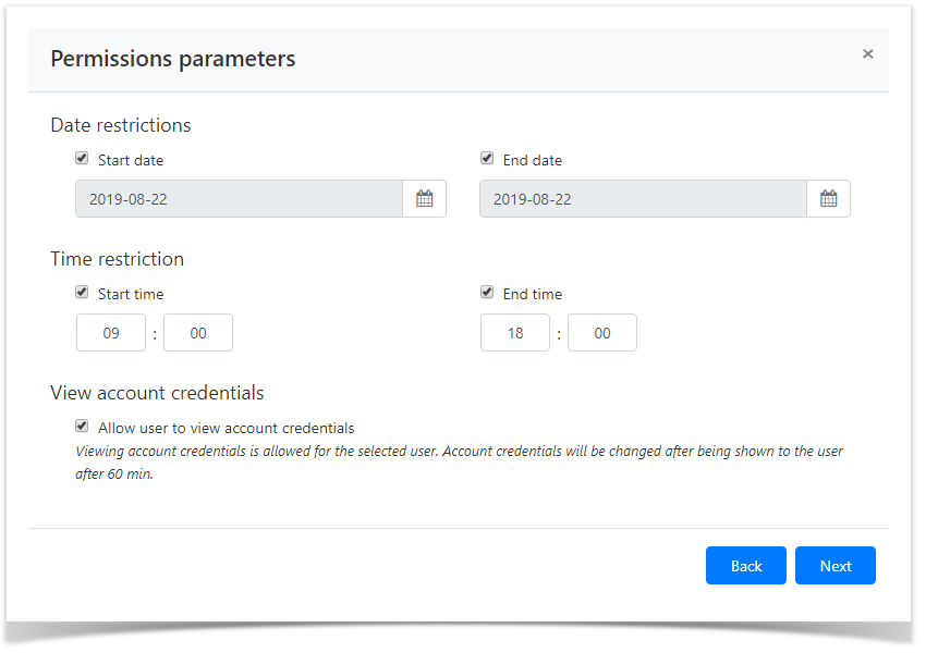 Indeed Privileged Access Manager 2.1 EN Documentation > Manage user permissions > UsersAddPermission3.png