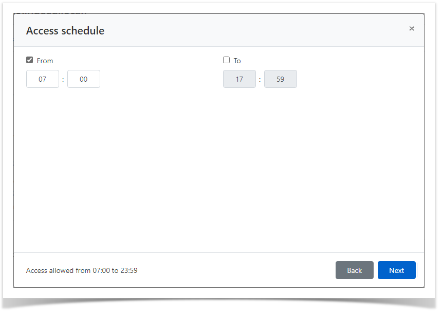 Indeed Privileged Access Manager 2.1 EN Documentation > Account permissions management > ResourcesAddPermission3sched2.png