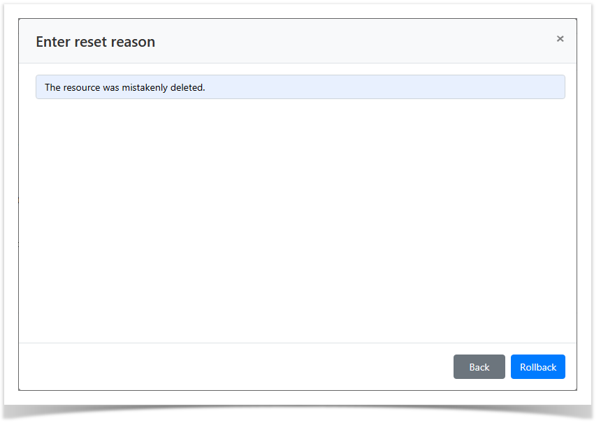 Indeed Privileged Access Manager 2.1 EN Documentation > Resource states management > ResourcesRecovery5.png